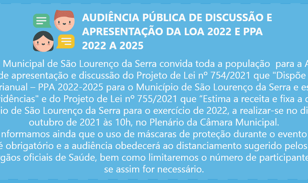 AUDIÊNCIA PUBLICA