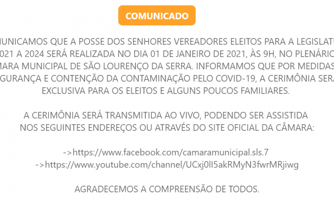 COMUNICADO