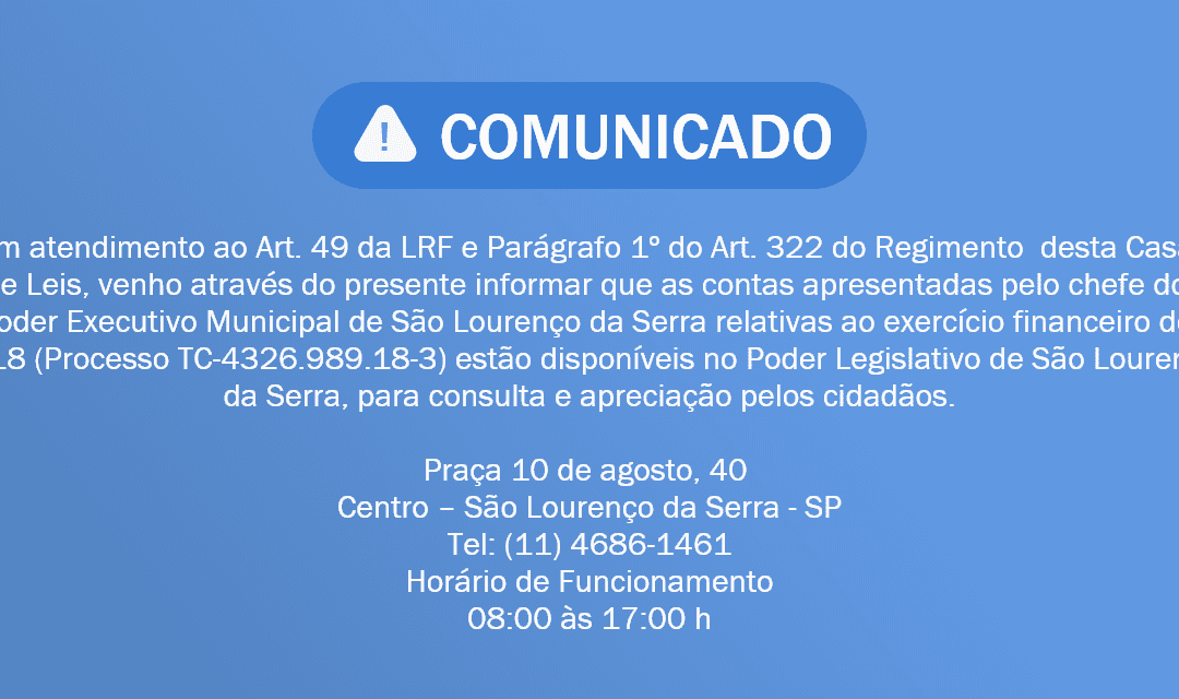 COMUNICADO